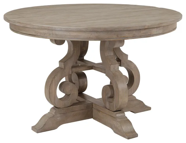 Tinley Park Dove Tail Grey 48" Round Dining Table