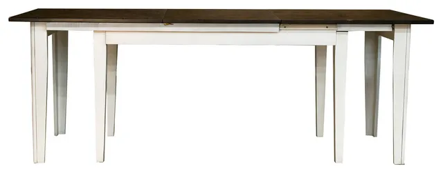 Toluca 60" - 132" Rectangular Leg Table, with (3) 24" Self-Storing Leaves