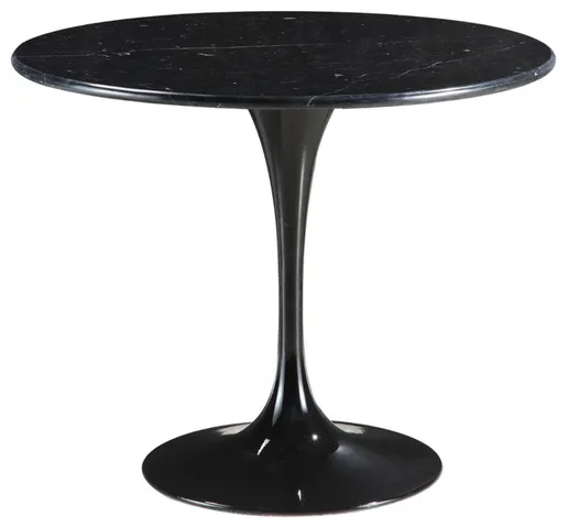 Tulip Faux Marble Table 32", Black
