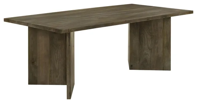 Tyler 80" Solid Wood Dining Table Mango Brown