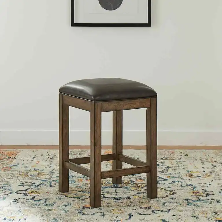 Upholstered Console Stool