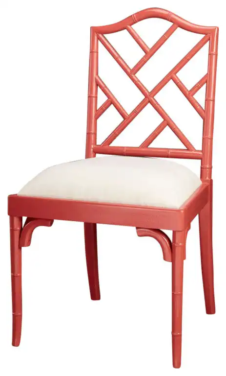 Upholstered Dining Chair, Red