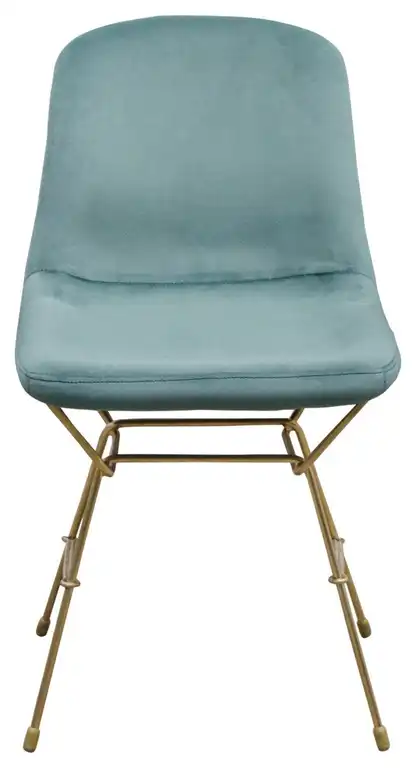 Velvet Shell Dining Chair, Versmissen Gaia, Green