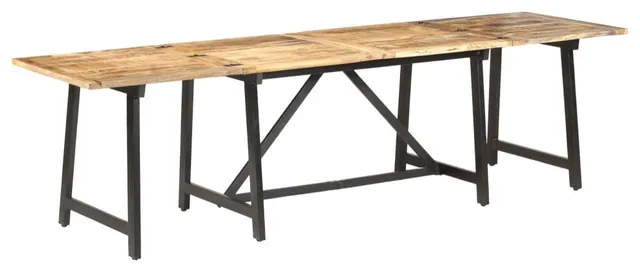 vidaXL Extendable Dining Table 110.2"x31.5"x29.5" Solid Mango Wood