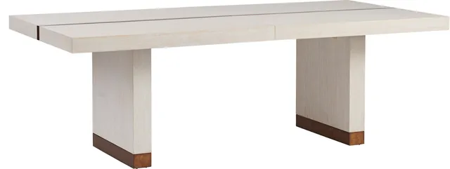 Vista Rectangular Dining Table Winter White