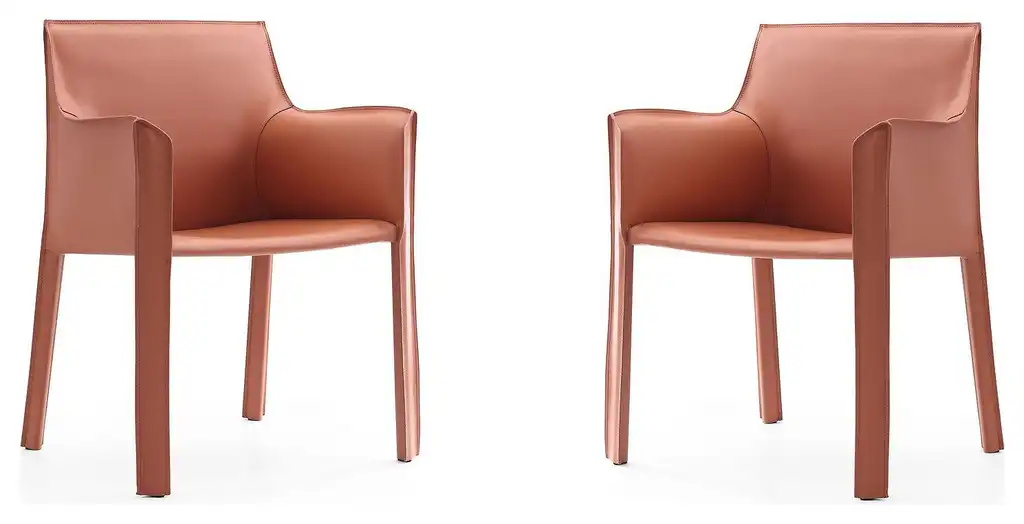 Vogue Arm Chair in Clay (Set of 2)