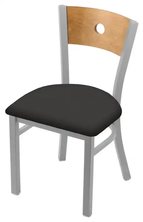 Voltaire 18 Chair With Anodized Nickel Finish