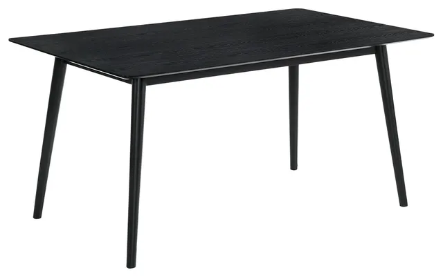 Westmont 59" Rectangular Dining Table, Black Wood