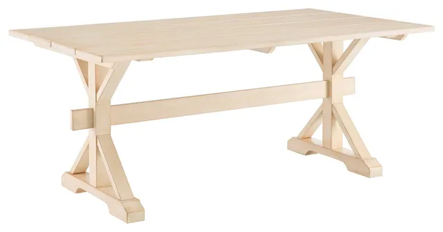 Windchime 71" Wood Dining Table, Natural
