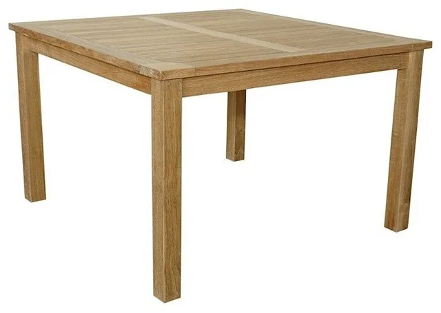 Windsor 47" Square Table Small Slats